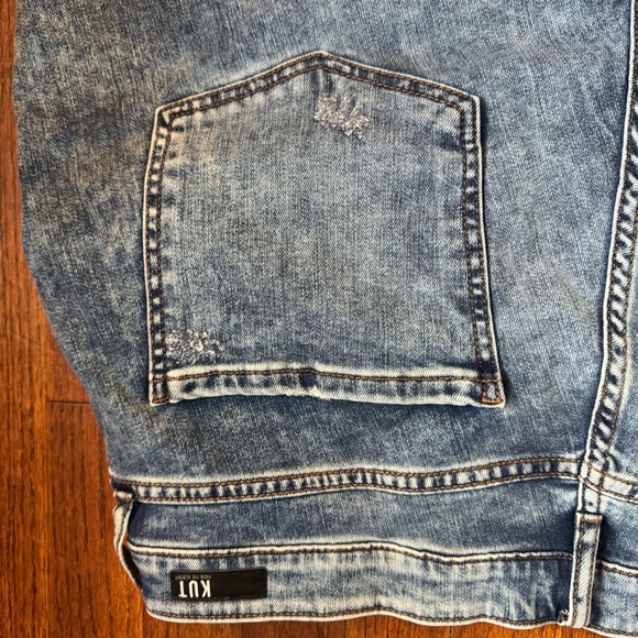 Kut From the Kloth Naomi Girlfriend Ankle Straight Leg Distressed Jeans - Picture 6 of 15